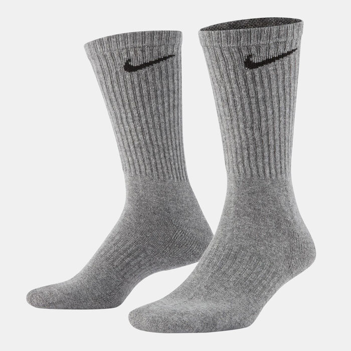 Nike Everyday Cushion Crew Socks (3 Pack) Grey Nike Everyday Cushion Crew Socks (3 Pack) Grey image number 0