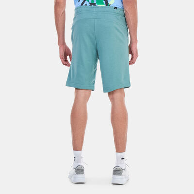 PUMA Men's Essentials+ Two-Tone Shorts Green PUMA Men's Essentials+ Two-Tone Shorts Green