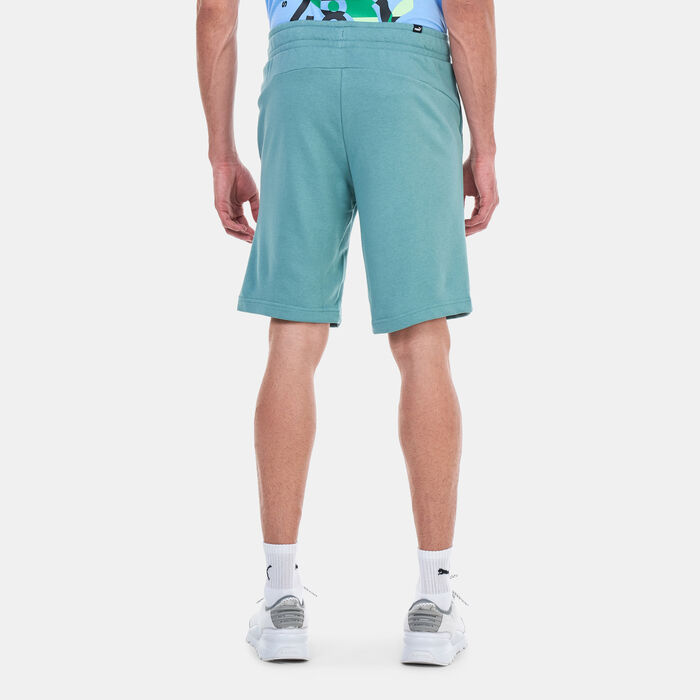 PUMA Men's Essentials+ Two-Tone Shorts Green PUMA Men's Essentials+ Two-Tone Shorts Green image number 1