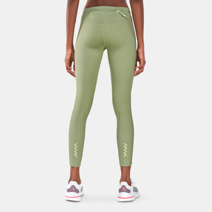 adidas Women's FastImpact 7/8 Leggings Green image number 1