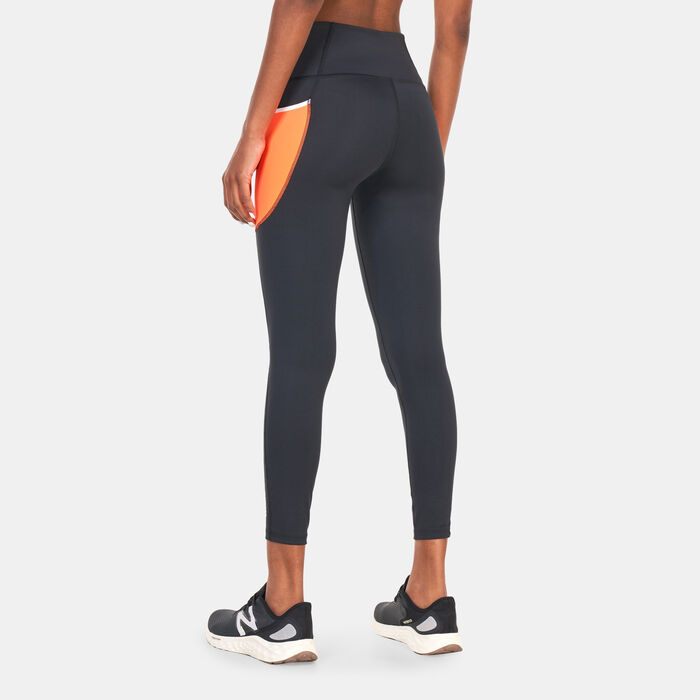 New Balance Women's Shape Shield 7/8 High Rise Pocket Leggings Black New Balance Women's Shape Shield 7/8 High Rise Pocket Leggings Black image number 1