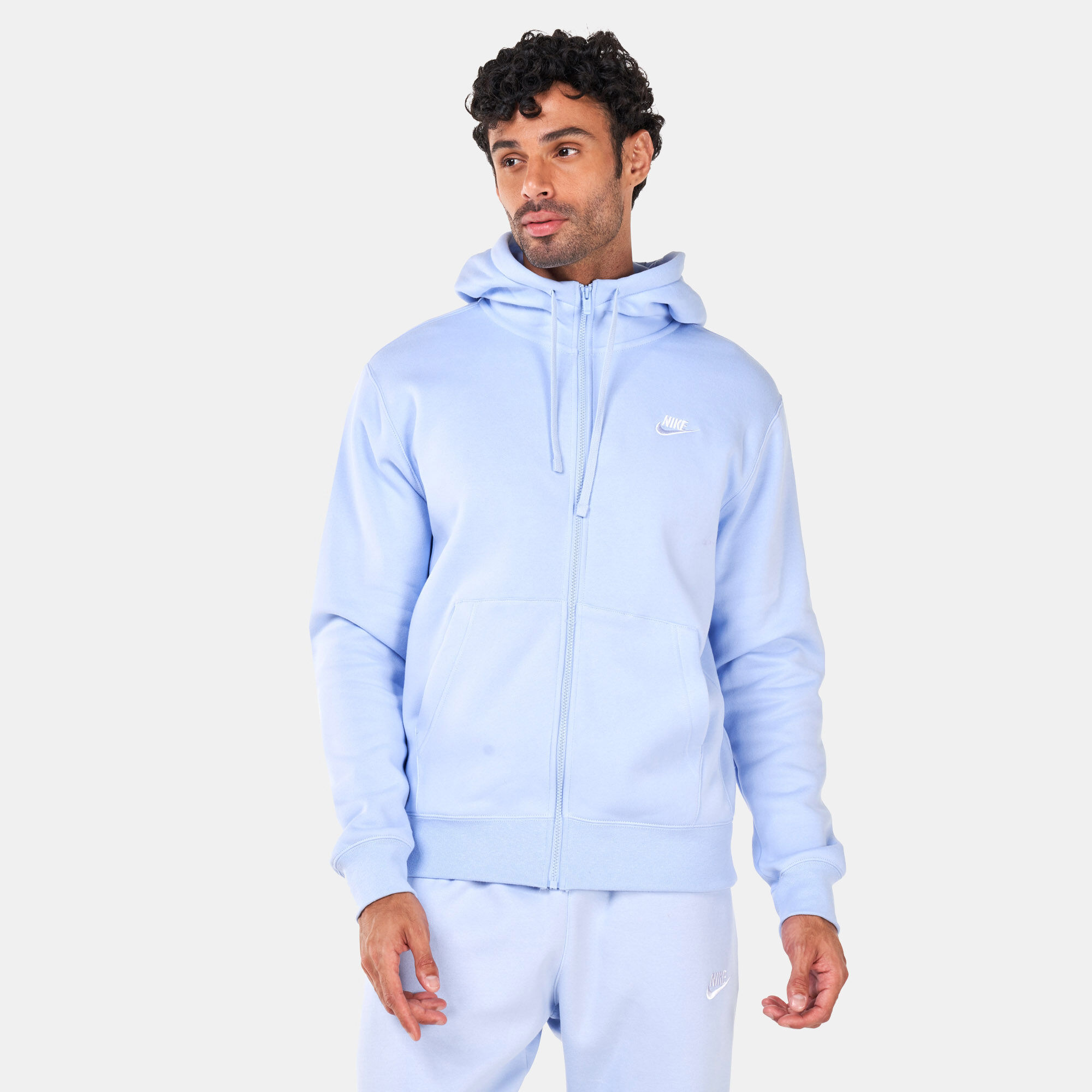 Light purple nike hoodie top