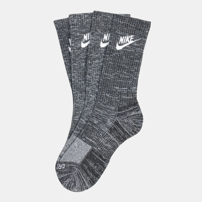 Nike Men's Everyday Plus Cushioned Crew Socks (2 Pack) Grey Nike Men's Everyday Plus Cushioned Crew Socks (2 Pack) Grey image number 0