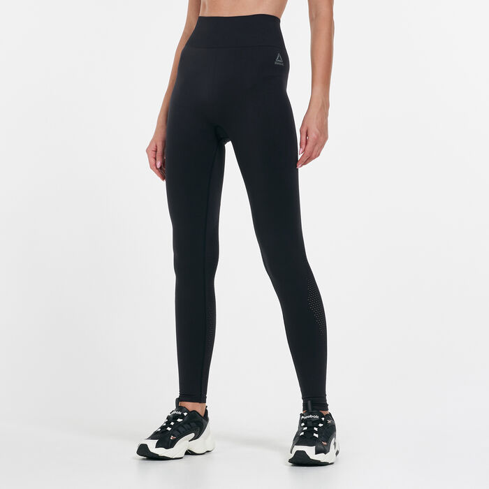 Reebok Workout Ready Meet You There Seamless Leggings, Black, XS :  : Clothing, Shoes & Accessories