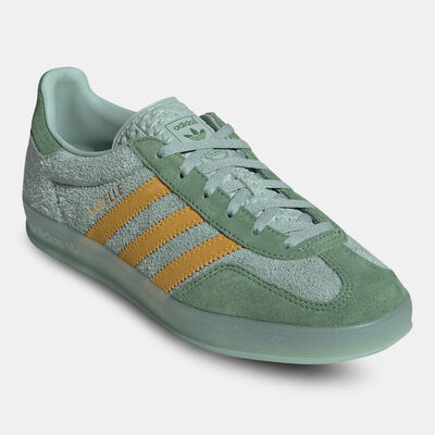 adidas Originals Women's Gazelle Indoor Shoes Green adidas Originals Women's Gazelle Indoor Shoes Green