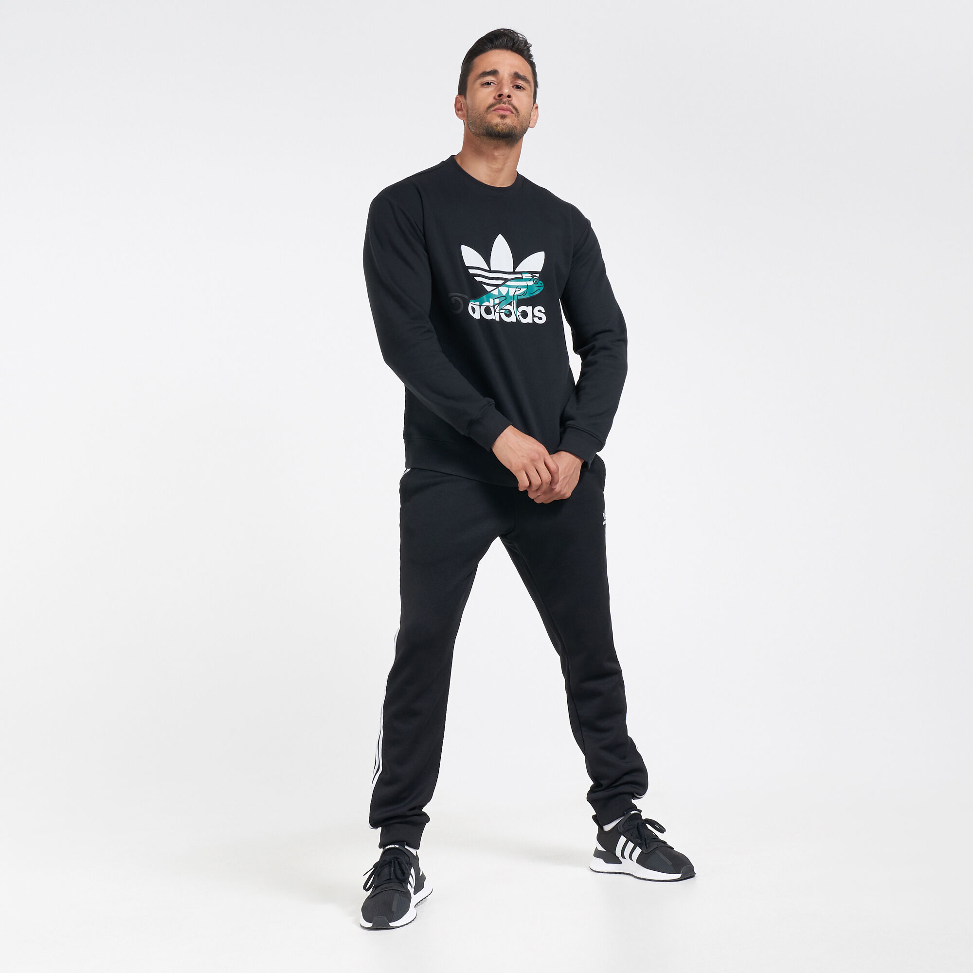 Buy adidas Men s PT3 Logo Sweatshirt Black in KSA SSS