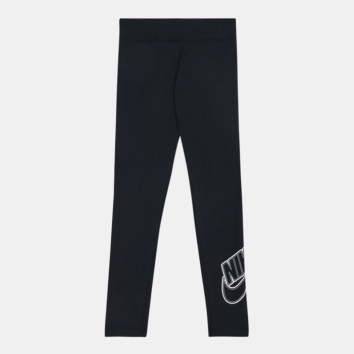 Nike Kids' Mid-Rise Leggings (Older Kids) Black Nike Kids' Mid-Rise Leggings (Older Kids) Black image number 0
