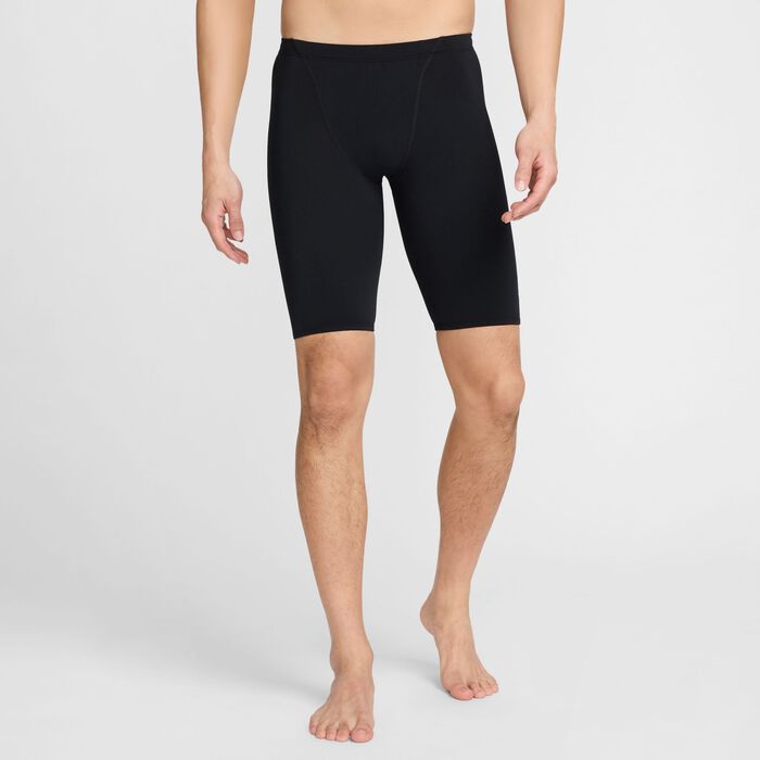 Nike Swim Men's HydraStrong Multi Graphic Swim Jammer Black Nike Swim Men's HydraStrong Multi Graphic Swim Jammer Black image number 0