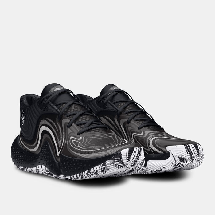 Under Armour Spawn 6 Mid Basketball Shoes Black Under Armour Spawn 6 Mid Basketball Shoes Black image number 1