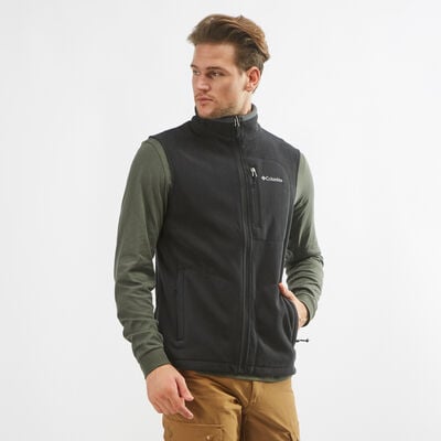 Columbia Men's Fast Trek Fleece Vest Black Columbia Men's Fast Trek Fleece Vest Black