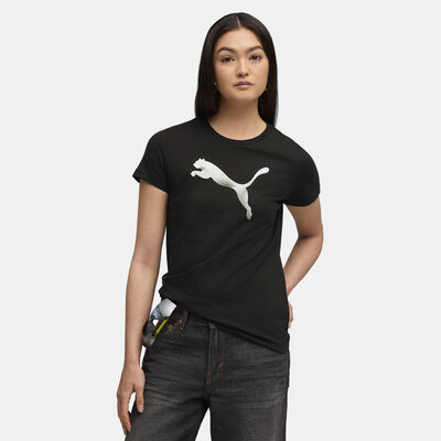PUMA Women's Graphic Gradient T-Shirt Black