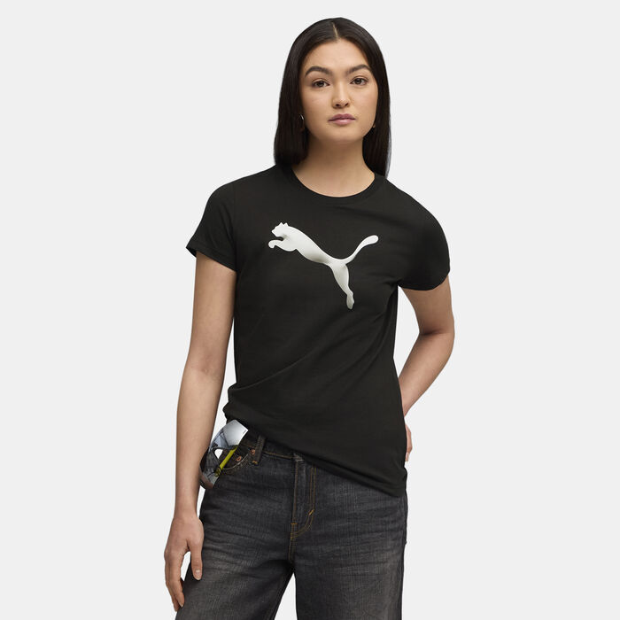 PUMA Women's Graphic Gradient T-Shirt Black image number 0