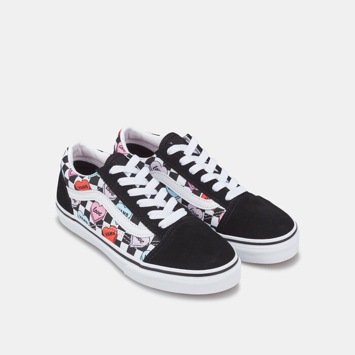 Vans Kids' Candy Hearts Old Skool Unisex Shoe Black Vans Kids' Candy Hearts Old Skool Unisex Shoe Black image number 1
