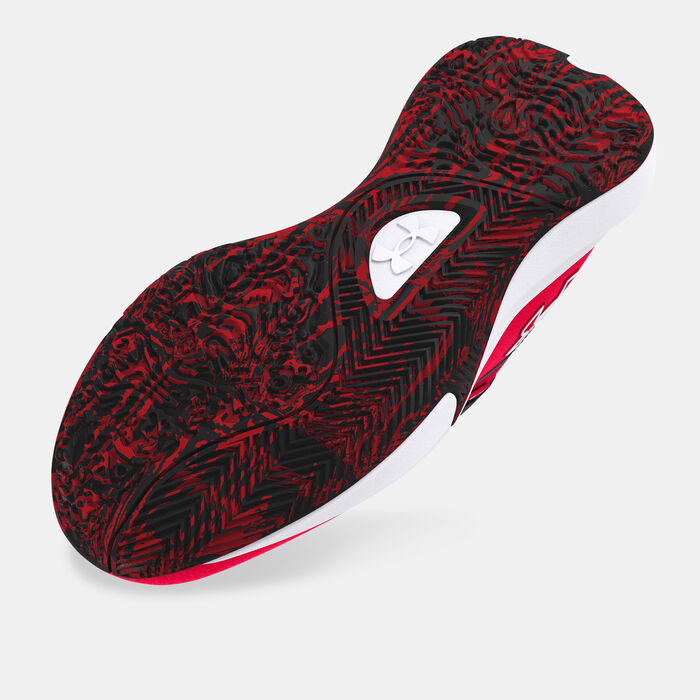 Under Armour Lockdown 7 Basketball Shoes Red image number 3