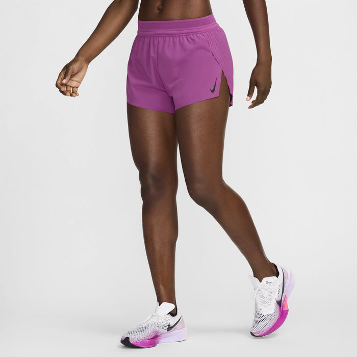 Nike Women's AeroSwift Dri-FIT ADV Mid-Rise Running Shorts Pink Nike Women's AeroSwift Dri-FIT ADV Mid-Rise Running Shorts Pink image number 0