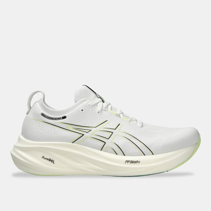 ASICS Men's GEL-NIMBUS 26 Running Shoes White image number 0