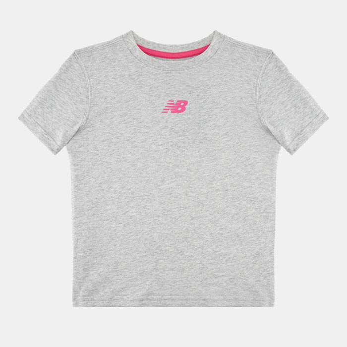 New Balance Kids' Athletics T-Shirt And Shorts Set Grey image number 1