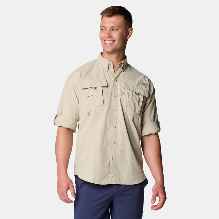 Columbia Men's Bahama™ II Long Sleeve Shirt Beige image number 2