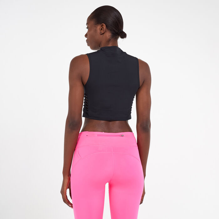 Nike One Fitted Women's Dri-FIT Mock-Neck Cropped Tank Top. Nike.com
