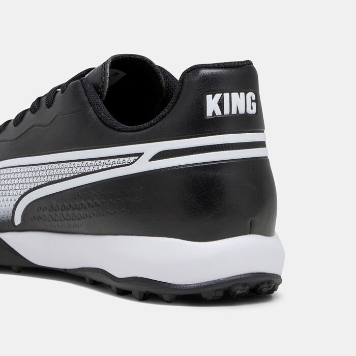 PUMA Men's KING MATCH Turf-Training Football Shoe Black image number 4