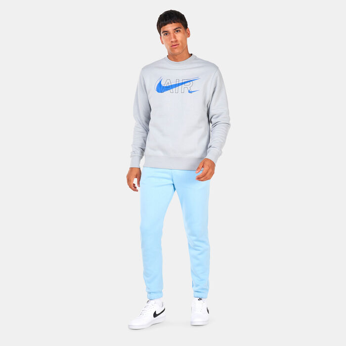 Nike Men's Sportswear Club Fleece Track Pants Blue Nike Men's Sportswear Club Fleece Track Pants Blue image number 2