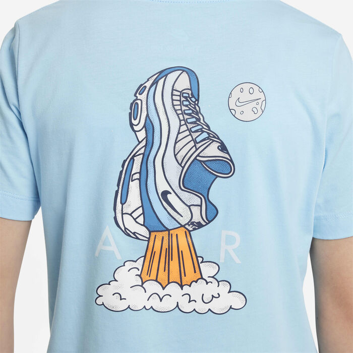 Nike Kids' Sportswear T-Shirt Blue Nike Kids' Sportswear T-Shirt Blue image number 3