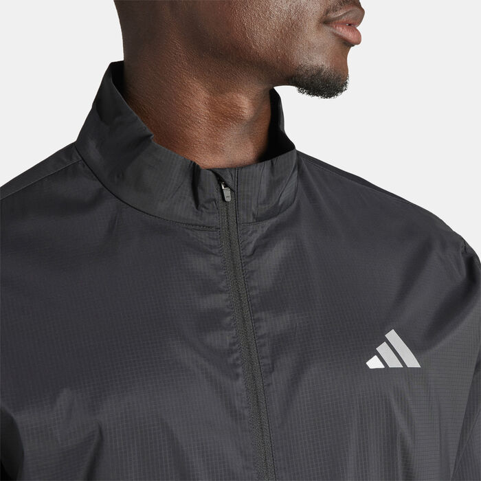 adidas Men's Ultimateadi Printed Running Jacket Black adidas Men's Ultimateadi Printed Running Jacket Black image number 3