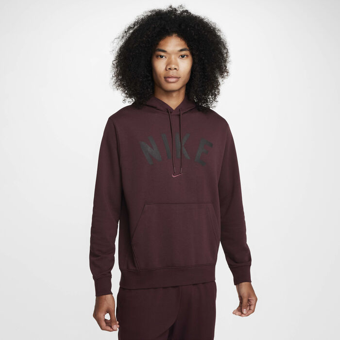 Nike Men's Swoosh Dri-FIT Fitness Hoodie Maroon Nike Men's Swoosh Dri-FIT Fitness Hoodie Maroon image number 0
