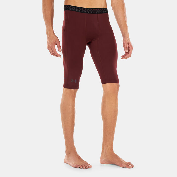 Under Armour Men's UA RUSH™ HeatGear® 2.0 Long Shorts Red Under Armour Men's UA RUSH™ HeatGear® 2.0 Long Shorts Red image number 0