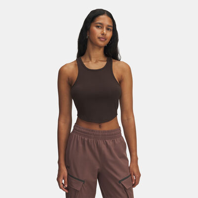 Under Armour Women's Rival Rib Tank Top Brown Under Armour Women's Rival Rib Tank Top Brown