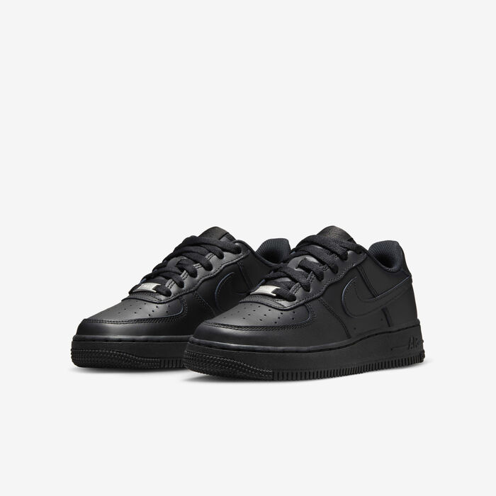 Nike Kids' Air Force 1 LE Shoes Black Nike Kids' Air Force 1 LE Shoes Black image number 4
