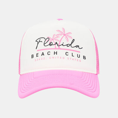 New Era Women's Logo 9FORTY A-Frame Trucker Cap Pink