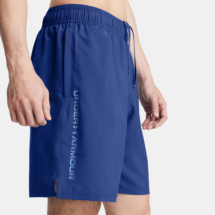 Under Armour Men's Tech Woven Wordmark Training Shorts Blue image number 3