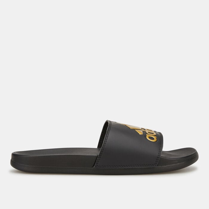 adidas Adilette Comfort Slides Black adidas Adilette Comfort Slides Black image number 1
