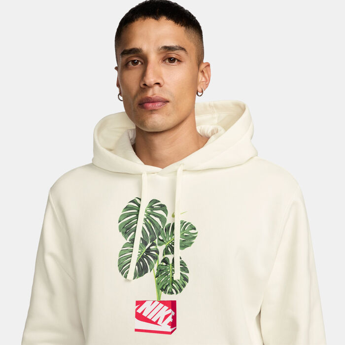 Nike Men's Club Hoodie White Nike Men's Club Hoodie White image number 2