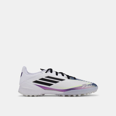 adidas Kids' F50 League Messi Turf Ground Football Shoes White adidas Kids' F50 League Messi Turf Ground Football Shoes White