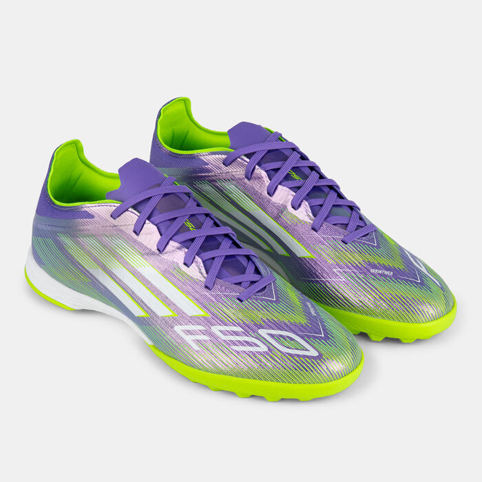 adidas Men's F50 Pro Turf Ground Football Shoes Purple adidas Men's F50 Pro Turf Ground Football Shoes Purple image number 1