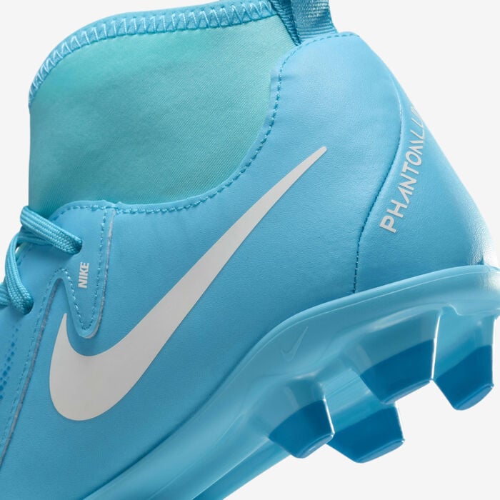 Nike Kids' Phantom Luna 2 Club MG Football Shoes Blue Nike Kids' Phantom Luna 2 Club MG Football Shoes Blue image number 8