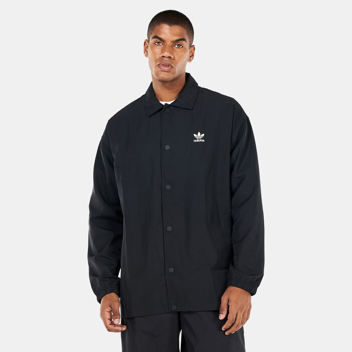 adidas Originals Men's Adicolor Classics Trefoil Coach Jacket Black adidas Originals Men's Adicolor Classics Trefoil Coach Jacket Black image number 0