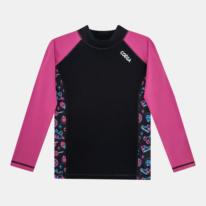 COEGA Kids' Swimming Rashguard Black COEGA Kids' Swimming Rashguard Black image number 0