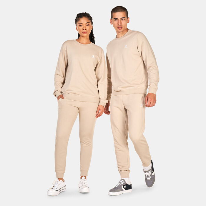 Converse Go-To Embroidered Star Chevron Sweatpants Beige Converse Go-To Embroidered Star Chevron Sweatpants Beige image number 2