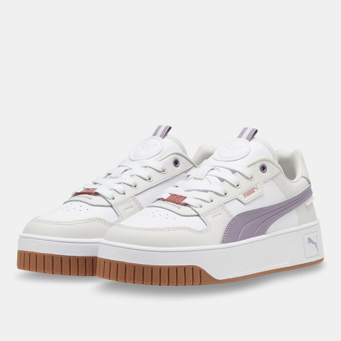 PUMA Women's Carina Street Lux Shoes White PUMA Women's Carina Street Lux Shoes White image number 1