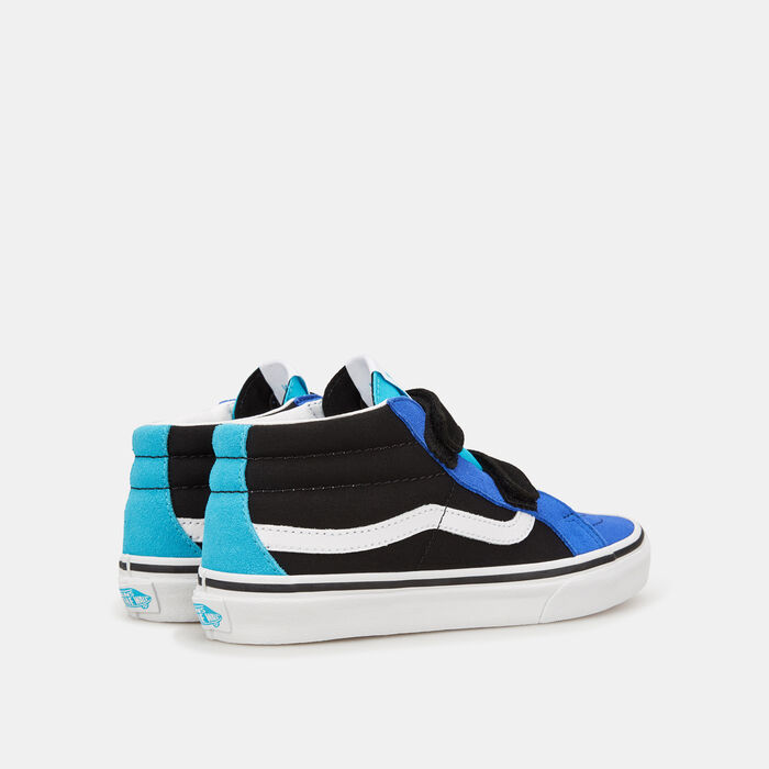 Vans Kids' Checkerboard SK8-Mid Reissue V Unisex Shoe Blue image number 2