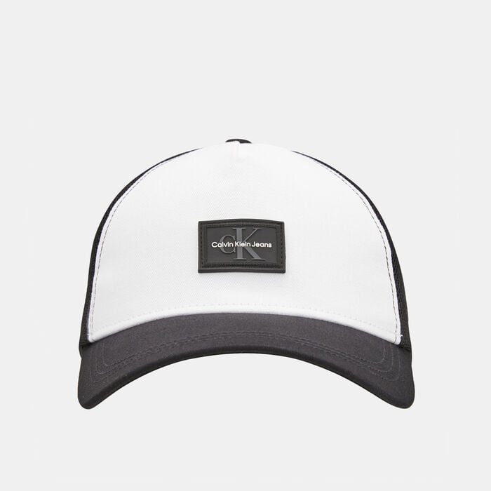 Calvin Klein Men's Organic Cotton Trucker Cap Black Calvin Klein Men's Organic Cotton Trucker Cap Black image number 0
