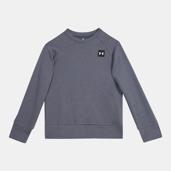Under Armour Kids' UA Rival Fleece Sweatshirt Grey Under Armour Kids' UA Rival Fleece Sweatshirt Grey image number 0