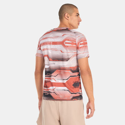 EA7 Emporio Armani Men's Ventus 7 Graphics T-Shirt Orange