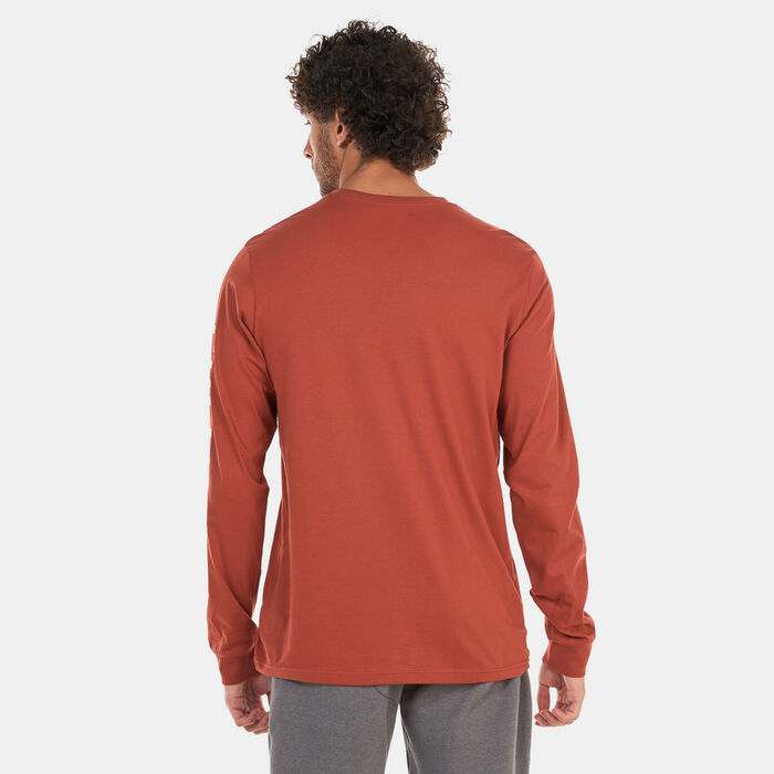 Columbia Men's Rockaway River Graphic Long Sleeve T-Shirt Orange Columbia Men's Rockaway River Graphic Long Sleeve T-Shirt Orange image number 1