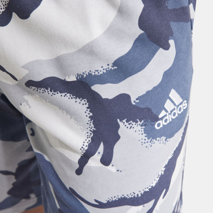 adidas Men's Seasonal Essentials Camouflage Shorts Blue adidas Men's Seasonal Essentials Camouflage Shorts Blue image number 3