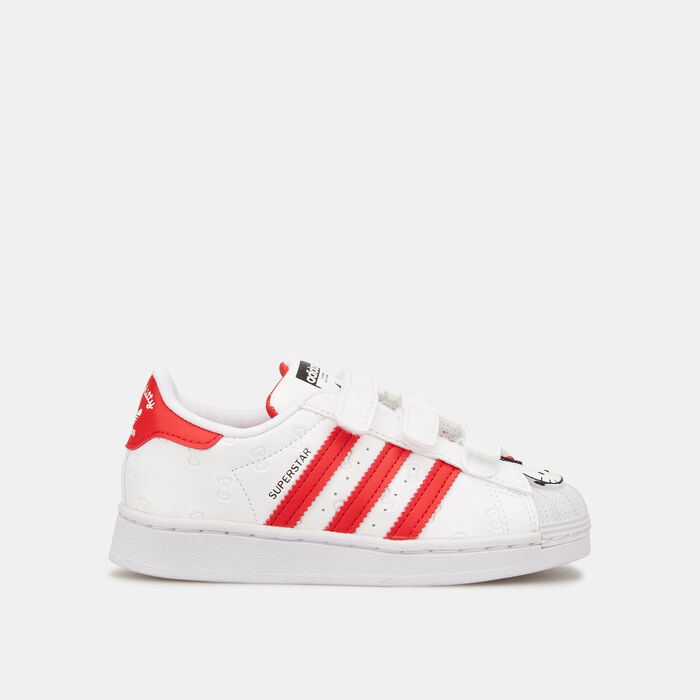 adidas Originals Kids' Hello Kitty Superstar Shoe White adidas Originals Kids' Hello Kitty Superstar Shoe White image number 0