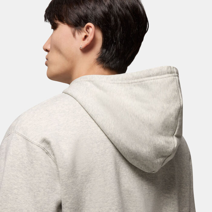 Jordan Men's Brooklyn Fleece Full-Zip Hoodie Grey Jordan Men's Brooklyn Fleece Full-Zip Hoodie Grey image number 5